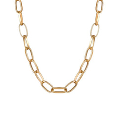 Necklace creative retro punk style short thick chain collarbone chain