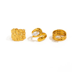 European and American cross-border ins cold wind hug open joint ring female, simple micro-inlaid flash diamond lava hand jewelry female