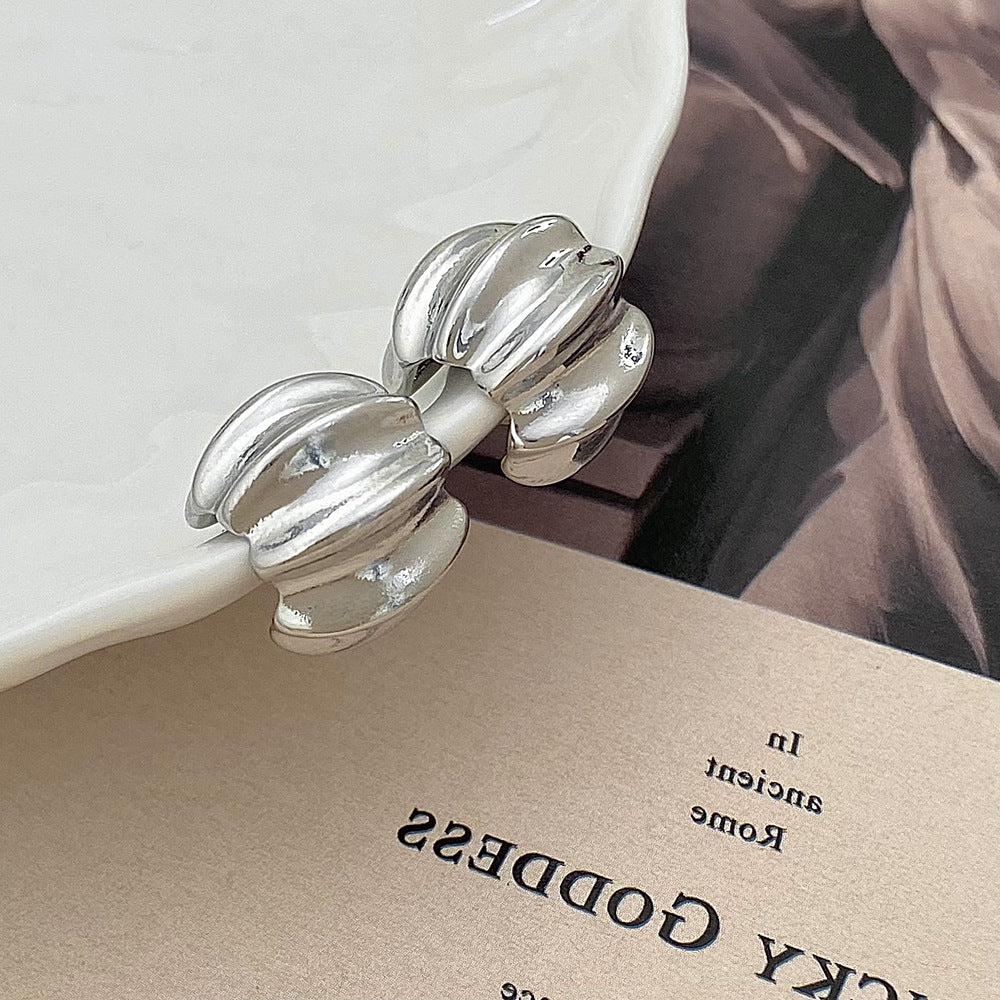 European and American metal ins style earrings, high-end light luxury, Amazon popular earrings, fashionable, simple and exquisite ear jewelry