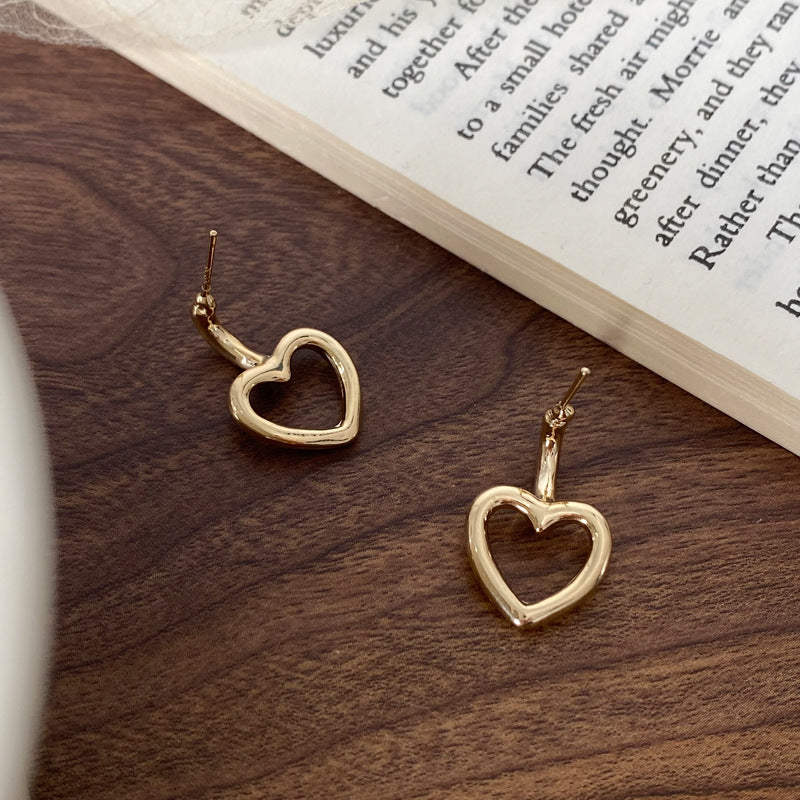 European and American metal ins style earrings, high-end light luxury, Amazon popular earrings, fashionable, simple and exquisite ear jewelry